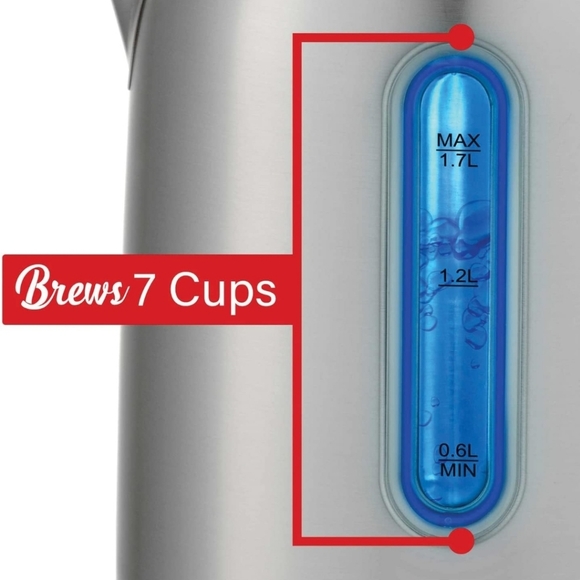 Brentwood KT-1796DS Electric Kettle, standard, Black - Picture 4 of 6